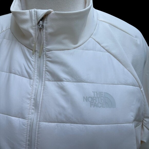 North Face Shelter Cove Hybrid Jacket Women's Size 3X Ivory Windproof Full Zip - Picture 3 of 6